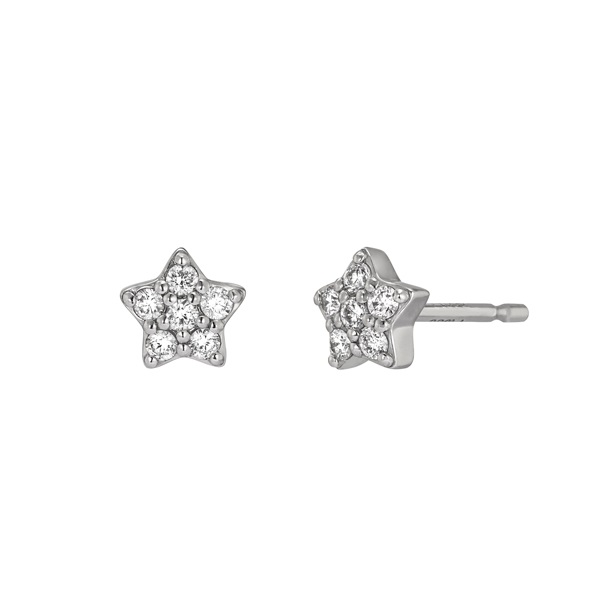 プラチナダイヤモンドピアス