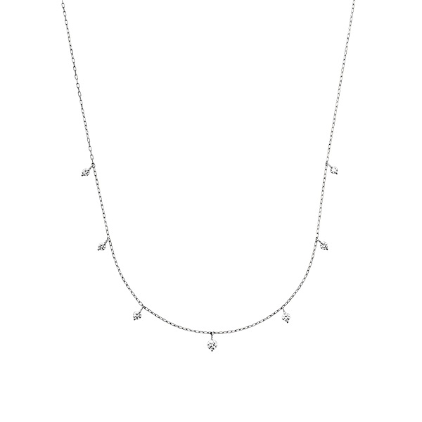 Pt950ダイヤモンドネックレス