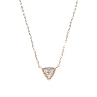 ポンテヴェキオ イニシャルA ダイヤモンド ネックレス 0.03CT