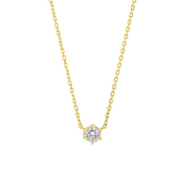 K18YGダイヤモンドネックレス