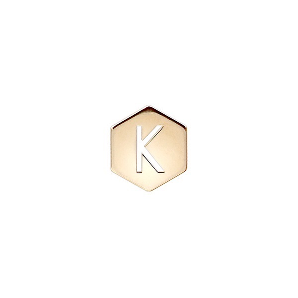 K10YGピアス[K](片耳用)