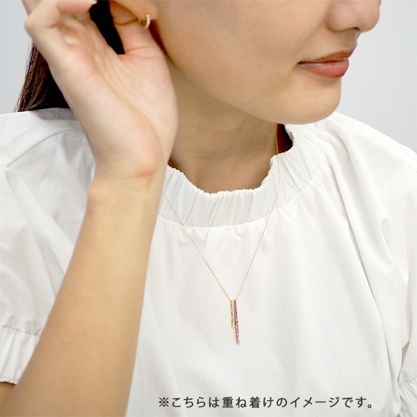 日本店舗 ROCCA ロッカ K18YG ネックレス 0.15 ダイアモンド