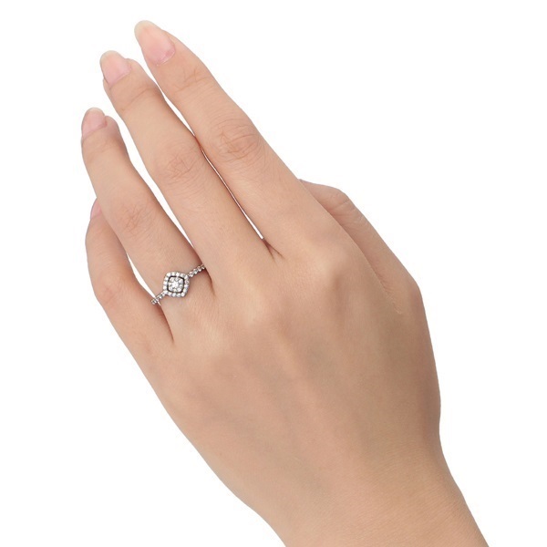 P900 ブランド ボリューミー 0.16ct ダイヤモンド 指輪