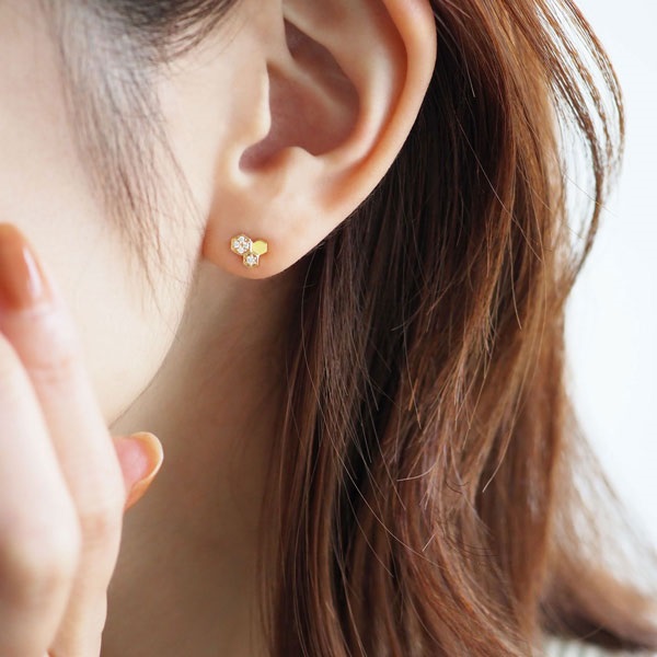 K18YGダイヤモンドピアス | ポンテヴェキオ公式オンラインショップ