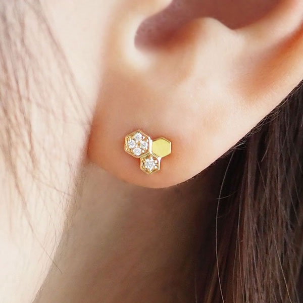 K18YGダイヤモンドピアス | ポンテヴェキオ公式オンラインショップ