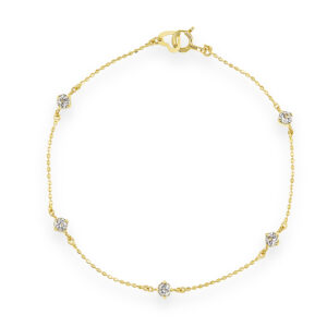 ポンテヴェキオ K10YG ホワイトトパーズ ブレスレット