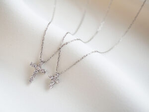 ポンテヴェキオ プラチナ クロス ネックレス