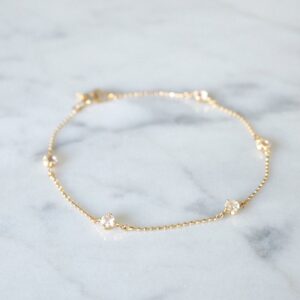 ポンテヴェキオ K10YG ホワイトトパーズ ブレスレット