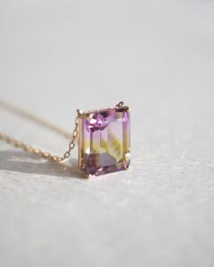 ポンテヴェキオ K10YGアメトリンネックレス