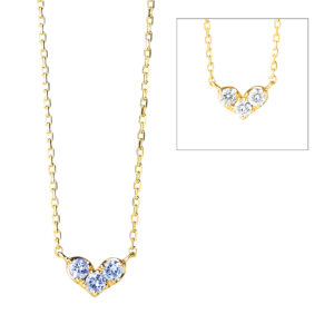 ポンテヴェキオ K10YG タンザナイト ダイヤモンド ネックレス