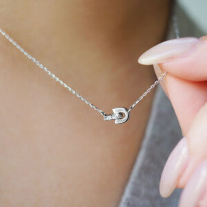 ポンテヴェキオ プラチナ ダイヤモンド 馬蹄 ネックレス