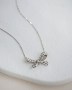 ポンテヴェキオ Pt950 ダイヤモンド ネックレス