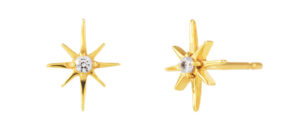 ポンテヴェキオ K18YG ダイヤモンド ピアス