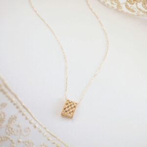 ポンテヴェキオ K18YGダイヤモンドネックレス